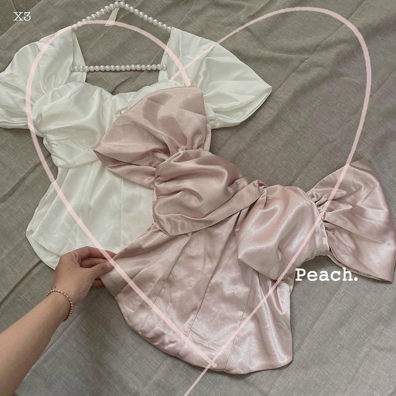 ÁO RỚT VAI XOẮN NGỰC