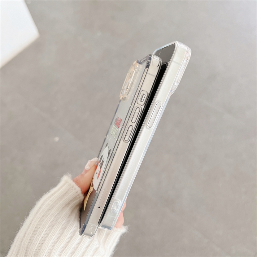 Ốp Điện Thoại Silicon Trong Suốt Hình Gấu Dễ Thương Cho OPPO Reno 7 6 5 Pro 7Z 6Z 5Z 5F 4F 2F 2Z 7 6 5 4 Lite F17 F11 F9 Pro