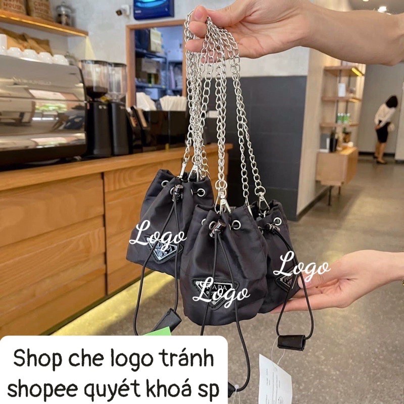 Túi đeo chéo Prađa thời trang 2021- túi cầm tay mini prada