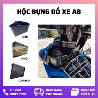 Hộc đựng đồ nhựa, mica trong suốt, carbon xe ab airblade ab 125, ab 150 đủ tất cả các đời
