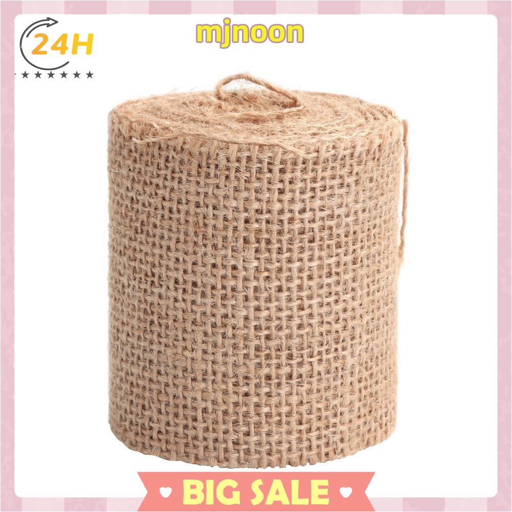 1 Cuộn Vải Đay Phối Ren Dùng Trang Trí