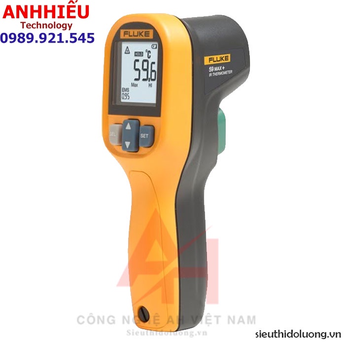 [FLUKE 59MAX+] súng đo nhiệt độ hồng ngoại Fluke 59max+ [Mua 5 giảm 10%]