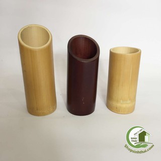 Lọ cắm hoa bằng tre - bình cắm hoa - giao màu ngẫu nhiên
