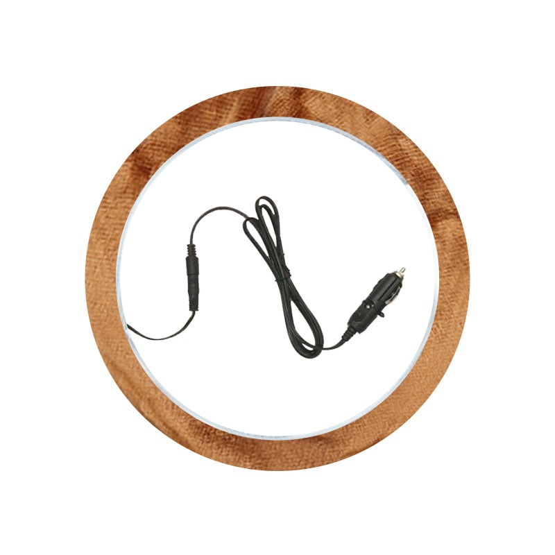 Vỏ Bọc Vô Lăng Xe Hơi 38cm DC 12V Bằng Da Lộn Chống Nắng Giữ Ấm Mùa Đông