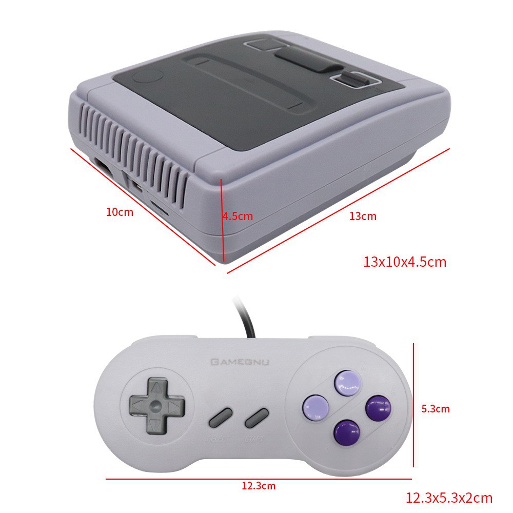 Máy chơi game SNES - SPS, Tích hợp  621 trò, Bộ máy game 4 nút HDMI - Bản Hoàn Chỉnh Nhất của 2021