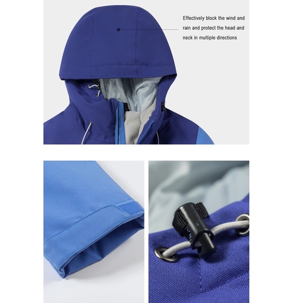 Áo khoác CAMELJEANS chống gió và chống thấm nước cho nữ