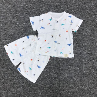 Bộ cotton bé trai bé gái