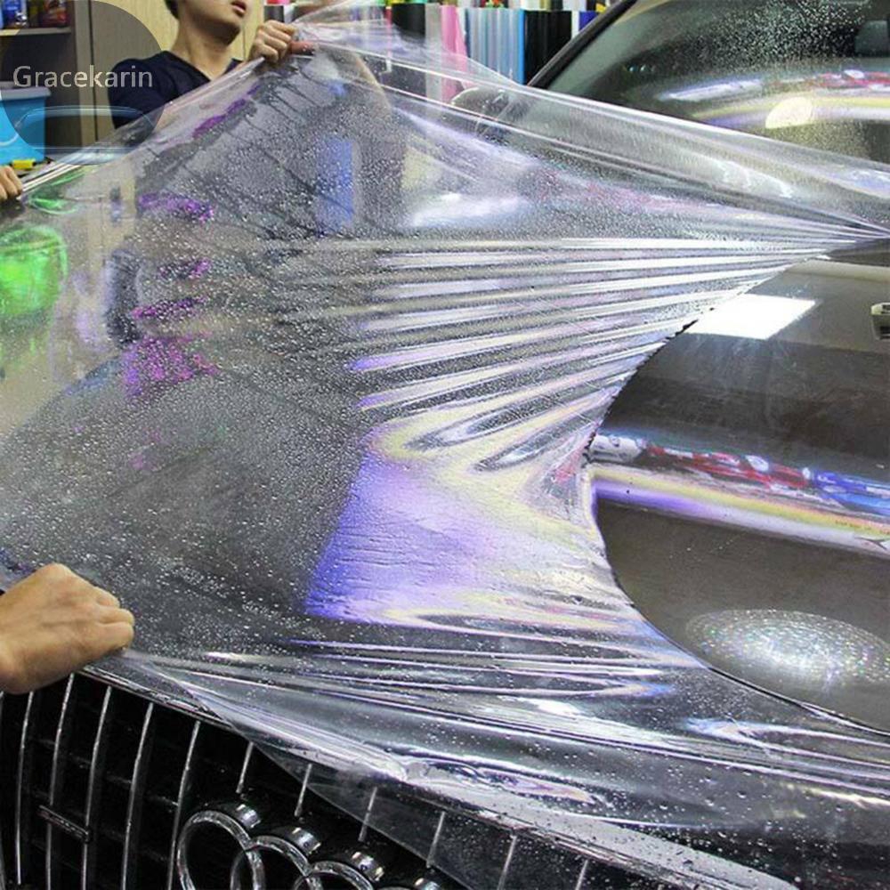 Đề Can Vinyl Trong Suốt 3 Lớp 300*30cm Chống Mòn Dán Bên Ngoài Xe Hơi