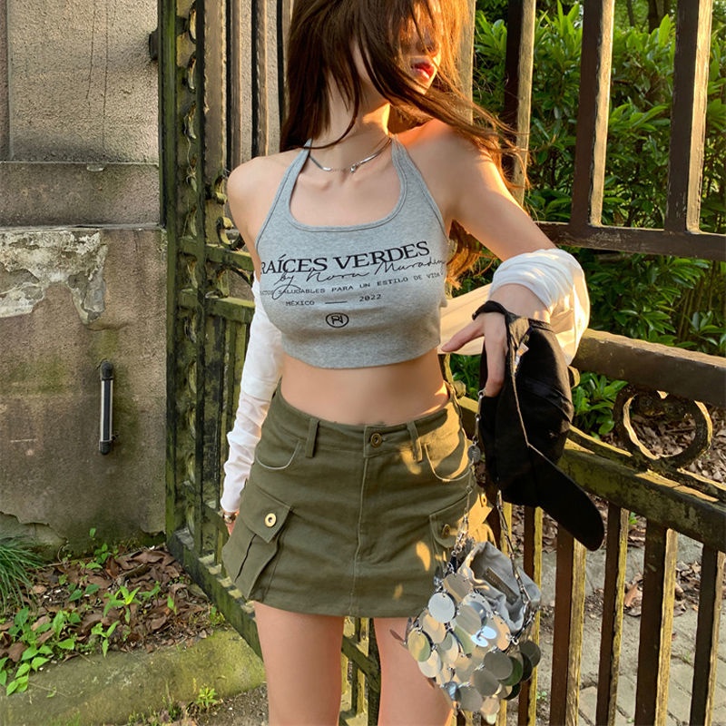 Chân váy ngắn JSC vải denim dáng chữ A lưng cao phong cách cổ điển thời trang mùa hè dành cho nữ