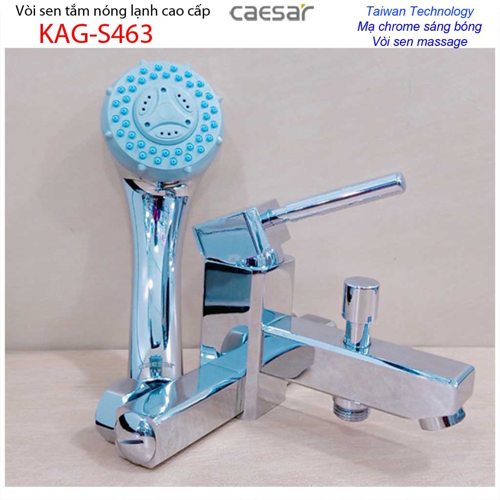 Vòi sen nóng lạnh Caesar KAG-S463C, chiết khấu giá tốt chất lượng tốt Vòi hoa sen Caesar chất lượng tốt sử dụng tốt