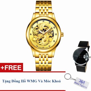 Đồng hồ nam cơ Tevise 90KCN06G - dây thép không gỉ