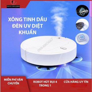 Máy hút bụi Robot hút bụi Sweep & Clean 5 trong 1 Hút bụi, quét nhà, lau nhà, xông tinh dầu, đèn UV