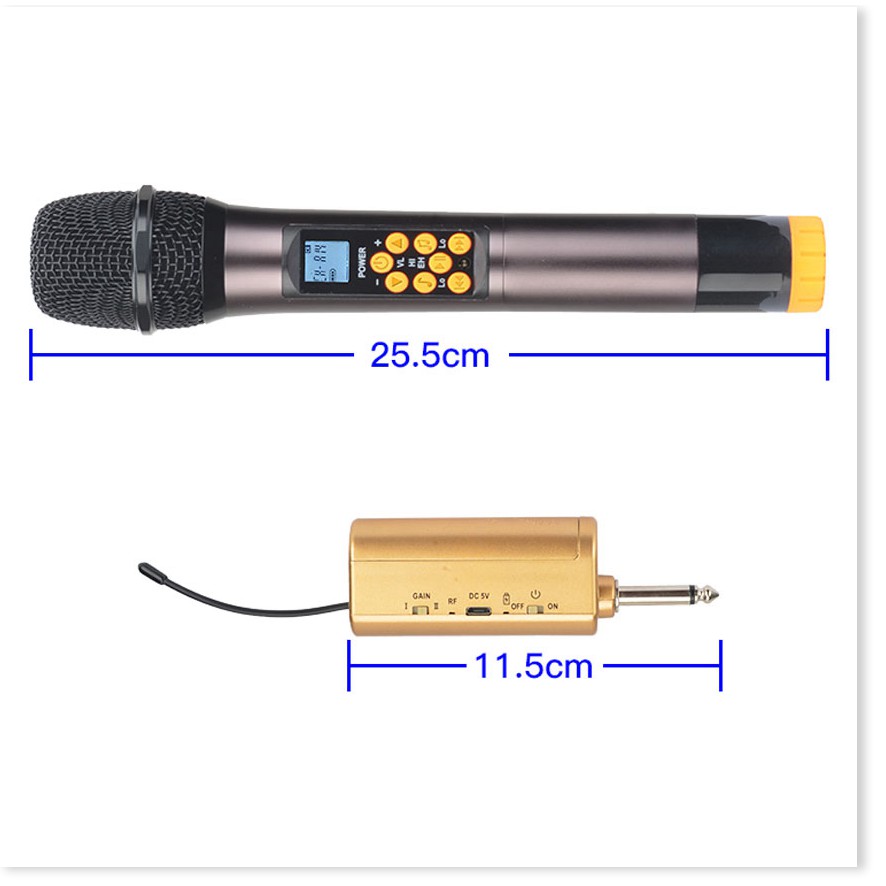 [Xả Kho] Combo Trọn Bộ 2 Micro Không Dây UHF Bộ Micro Bose BS-992 chuyên chống hú rít trong phòng Karaoke, Mic đa năng c