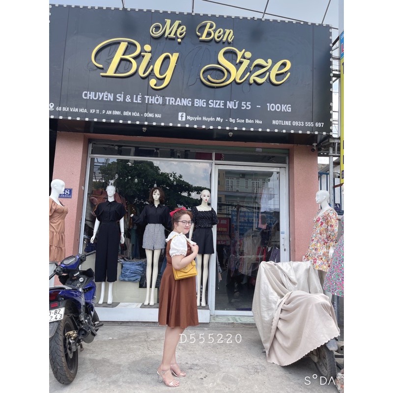 #BIGSIZE ĐẦM NÂU CỔ BÈO | BigBuy360 - bigbuy360.vn