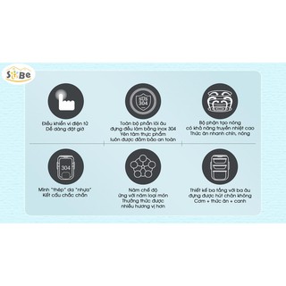 Nồi Cơm Điện Mini Đa Năng Bear DFH -B20J1 [Hàng nội địa order]
