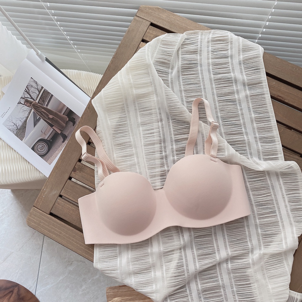 Áo Ngực May Liền Màu Sắc Trơn Không Gọng Thép Thoáng Khí Thoải Mái | BigBuy360 - bigbuy360.vn