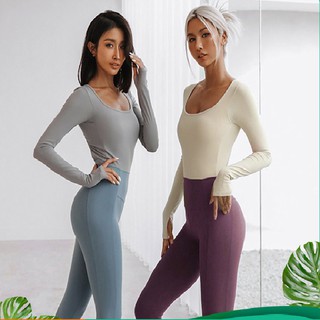 ĐỒ TẬP GYM, YOGA - Bộ đồ Jum liền thân dài tay Cao cấp , Thiết kế hở lưng sexy trẻ trung [FANDRUINO]