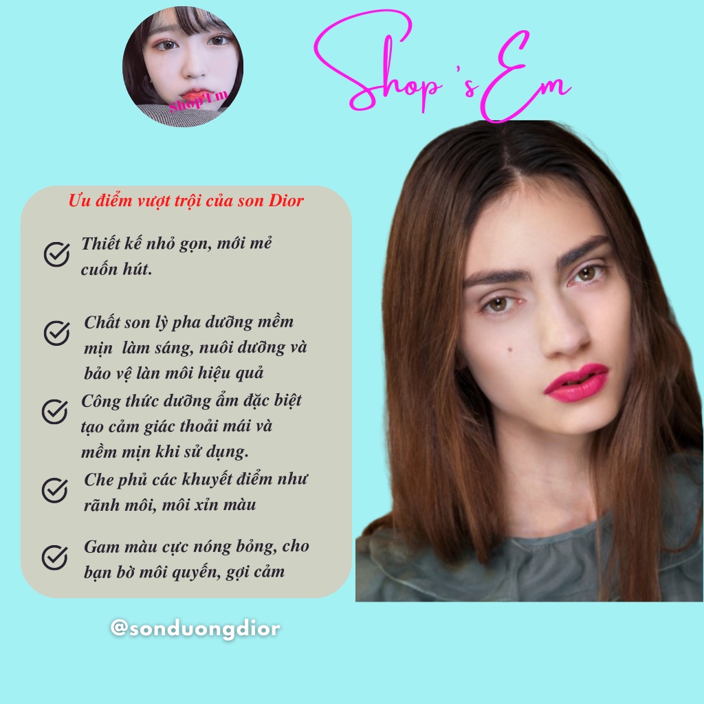 Son Dior Addict Lacquer Stick mini 1.4g hàng chính hãng quyến rũ gợi cảm bất ngờ