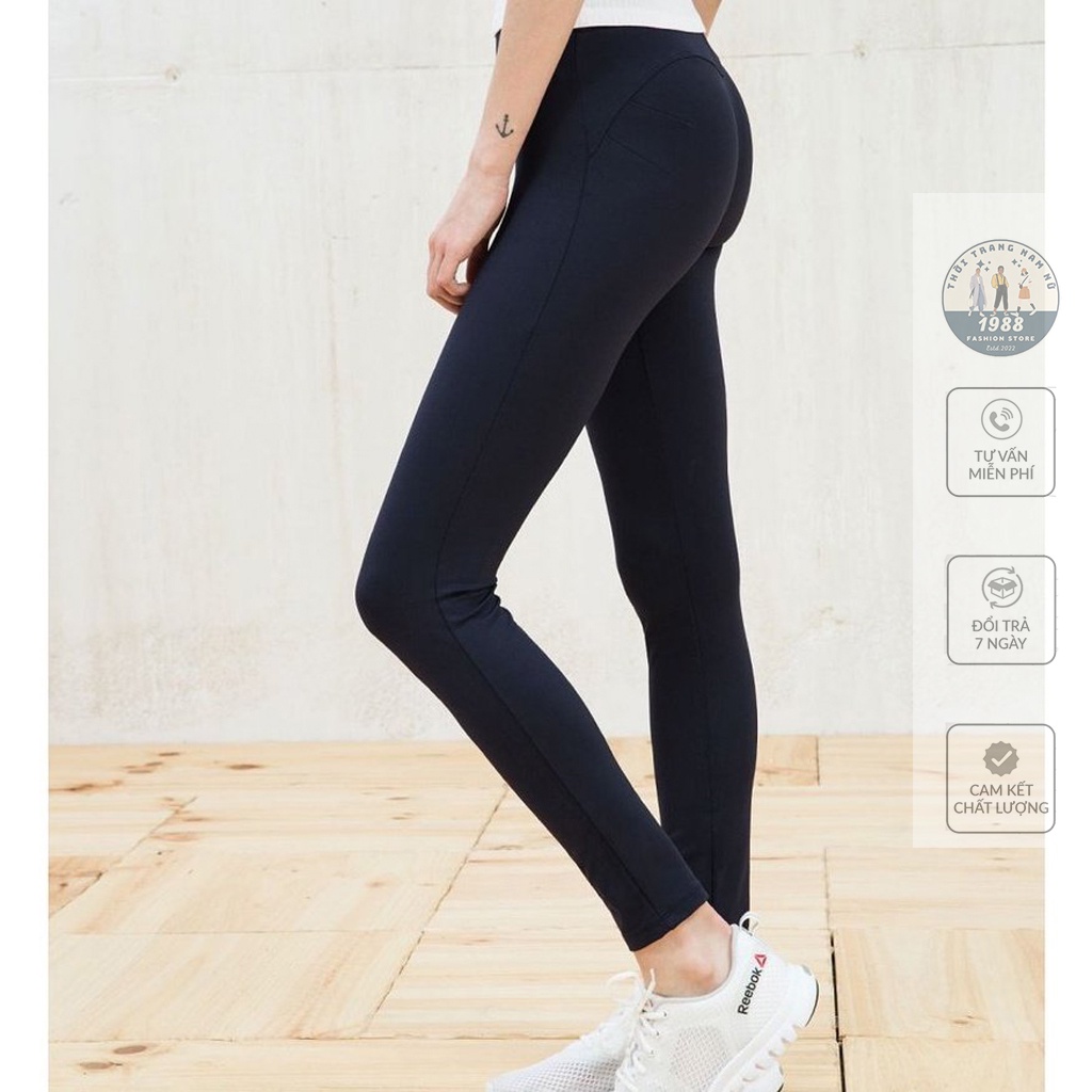 Quần Legging Nữ Dài, Legging Trơn Co Dãn 4 Chiều
