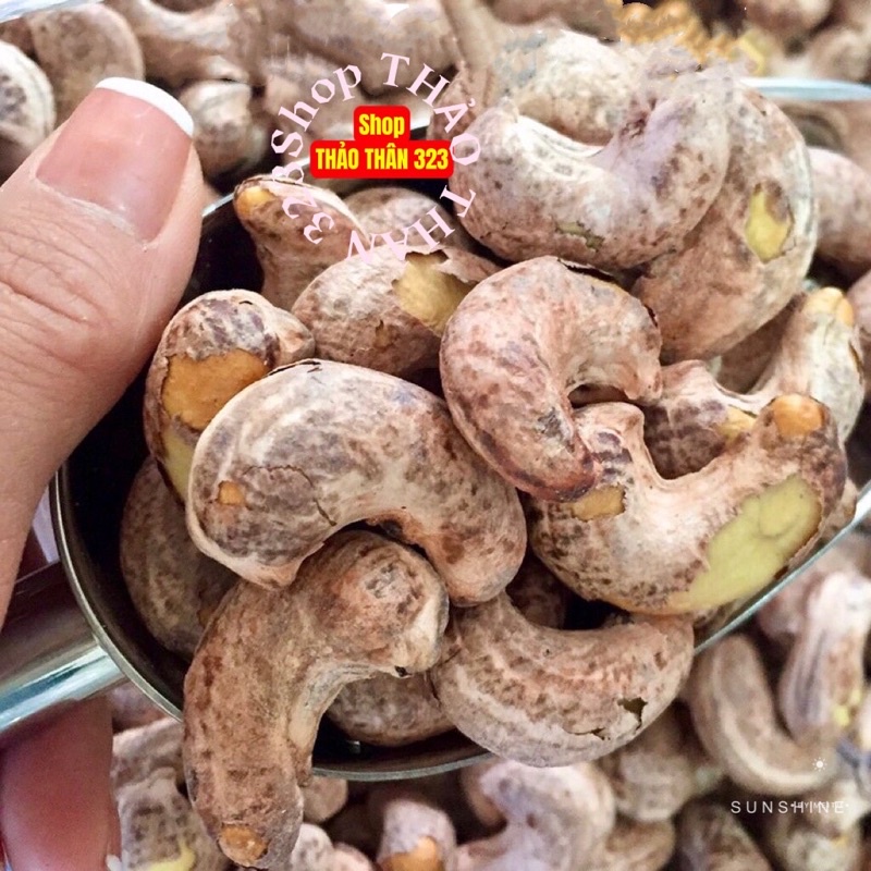 Hạt Điều Lụa Rang Muối CASHEWS Hộp 500gram