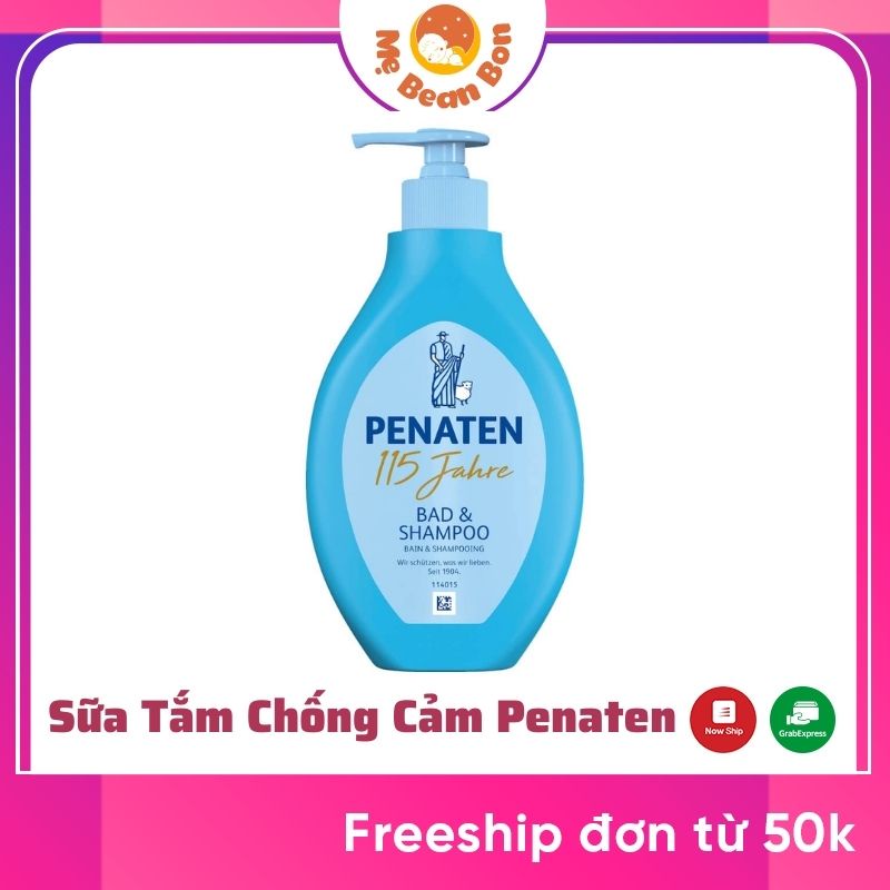 Sữa Tắm Penaten Chống Cảm 400ML Đức Cho Bé Từ Sơ Sinh Không Cần Tắm Tráng