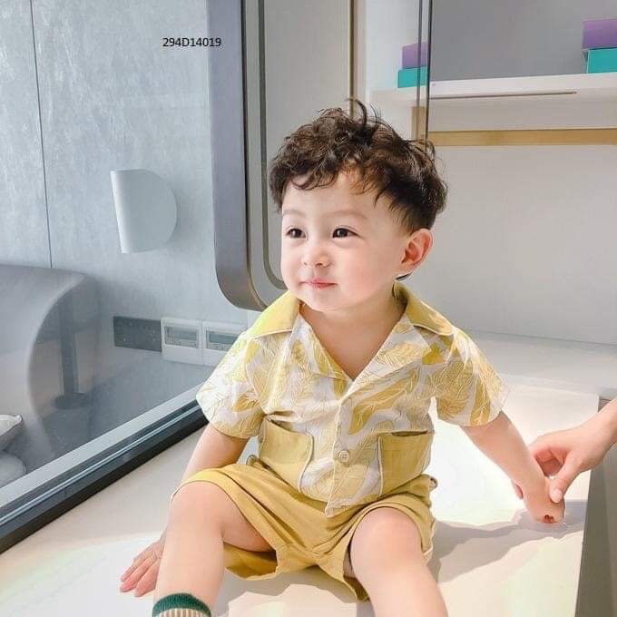 Bộ Pijama Vải Đũi Mềm Mát Cho Bé V252 - NamKidShop