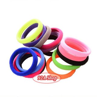 Bộ 10 chun vòng buộc tóc trộn mầu