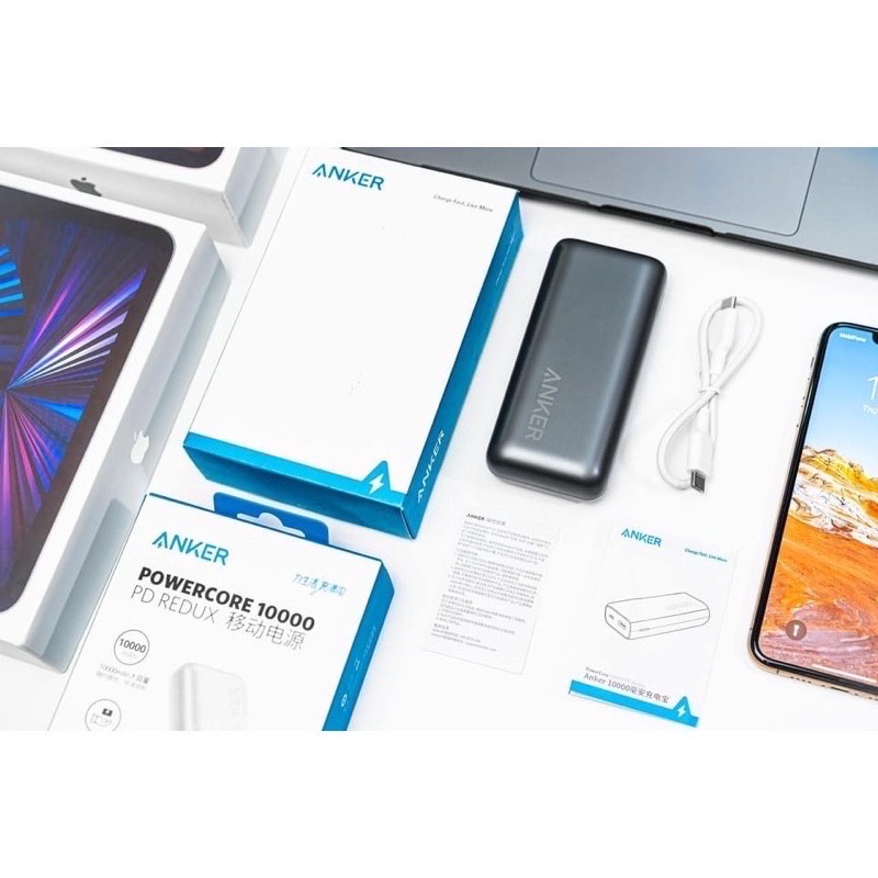Sạc Dự Phòng PD 20W ANKER A9514 10000mAh HUAWEI SCP 22.5W PowerCore Lite