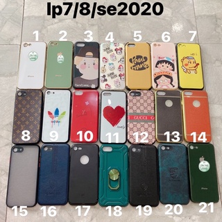 Ốp lưng iPhone 7 / 8 / se 2020 dẻo hình nổi 3d hoa Châu Âu và mèo thần tài cực xinh