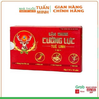 Sâm Nhung Cường Lực Tuệ Linh (Hộp 30 viên)