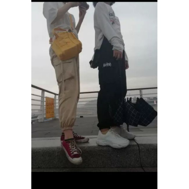 [CÓ ẢNH THẬT] (Order) Quần jogger túi hộp kaki box pant khaki ulzzang unisex form rộng oversize Hàn Quốc street style