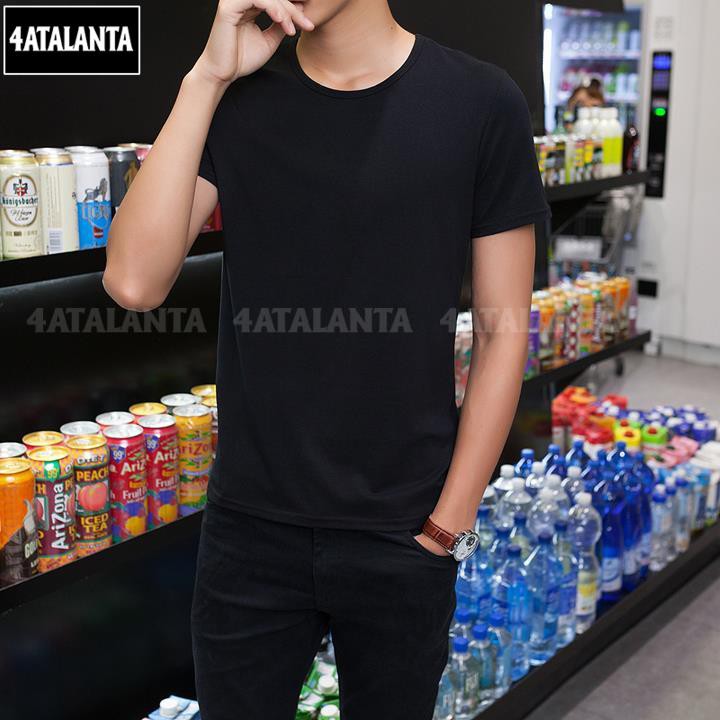 Combo 3 Áo thun nam trơn thời trang 4ATALANTA màu Trắng, Xám và Đen - 4AT - ATN - CB3 - 61 | BigBuy360 - bigbuy360.vn