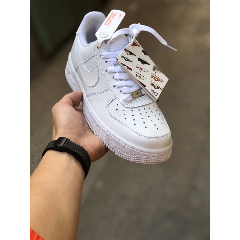 Giày thể thao full trắng Af1 | Cao cấp