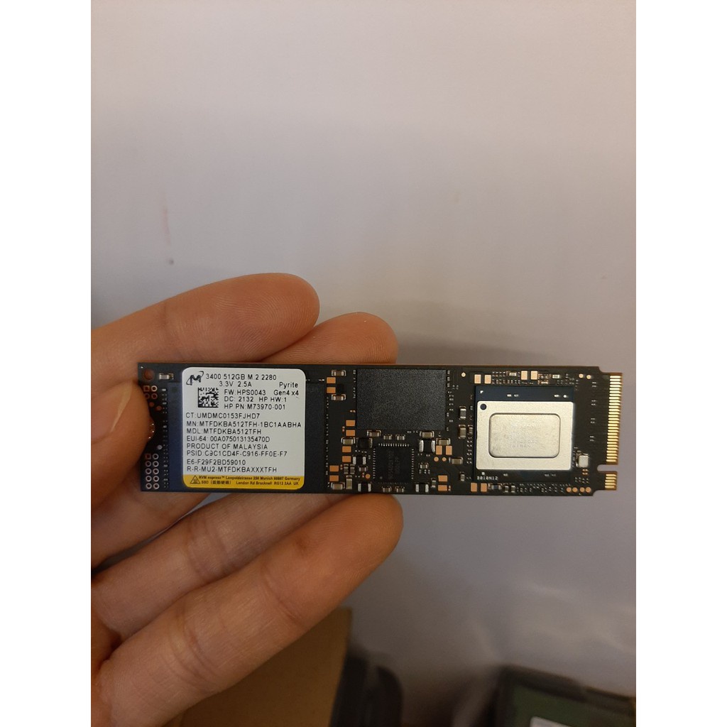 Ổ Cứng SSD 512GB 1TB 2TB Micron 3400 NVMe M2 PCIe Gen4 x4 2280
