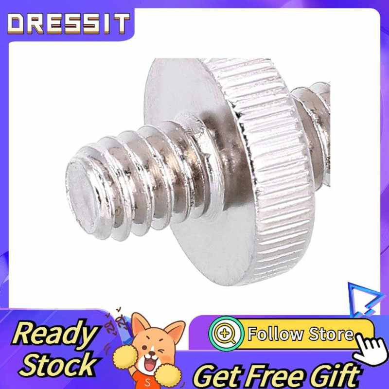  Dressit 1/4&#34; Male to Threaded Convert Screw Adapter for Tripod and Head 1-4&#34; 