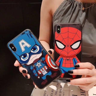 Ốp lưng in nổi avenger siêu cute