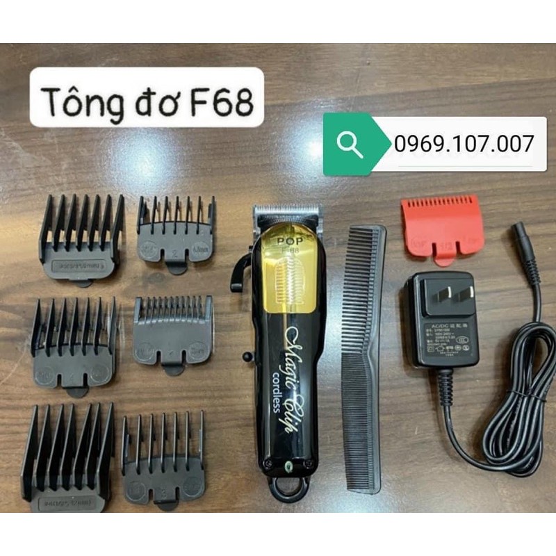 Tông Đơ F68 POP Lưỡi Kép Gama