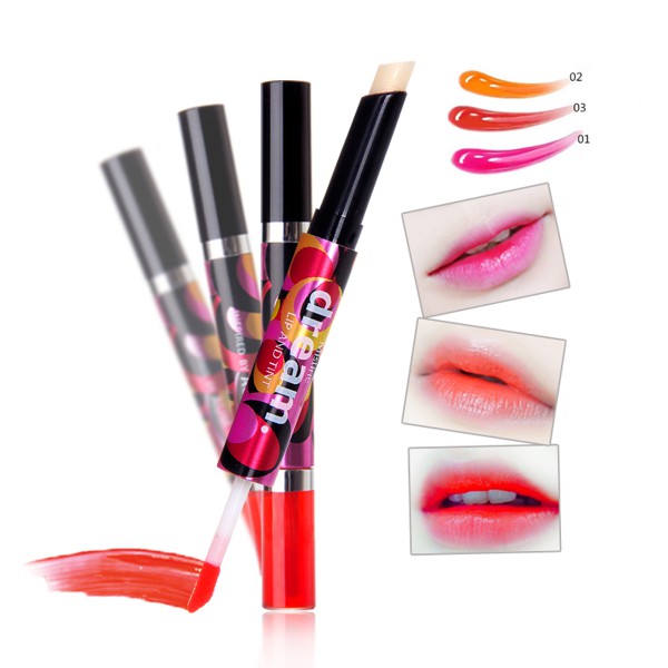 Son 2 đầu MISTINE DREAM LIP & TINT 2 IN 1 (NO.01 - PINK , NO.02 - ORANGE , NO.03 - RED) 4.7 G THAILAND