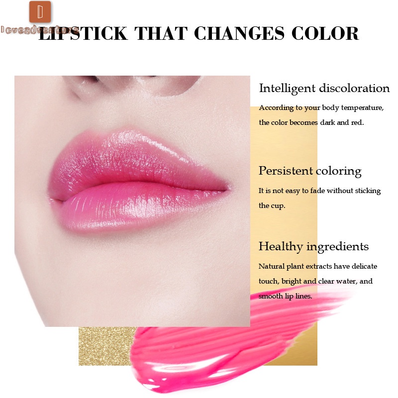 Aloe Vera Color Changing Lipstick Moisturizing Nature Lip Balm Long Lasting Nourish Lips Care Makeup