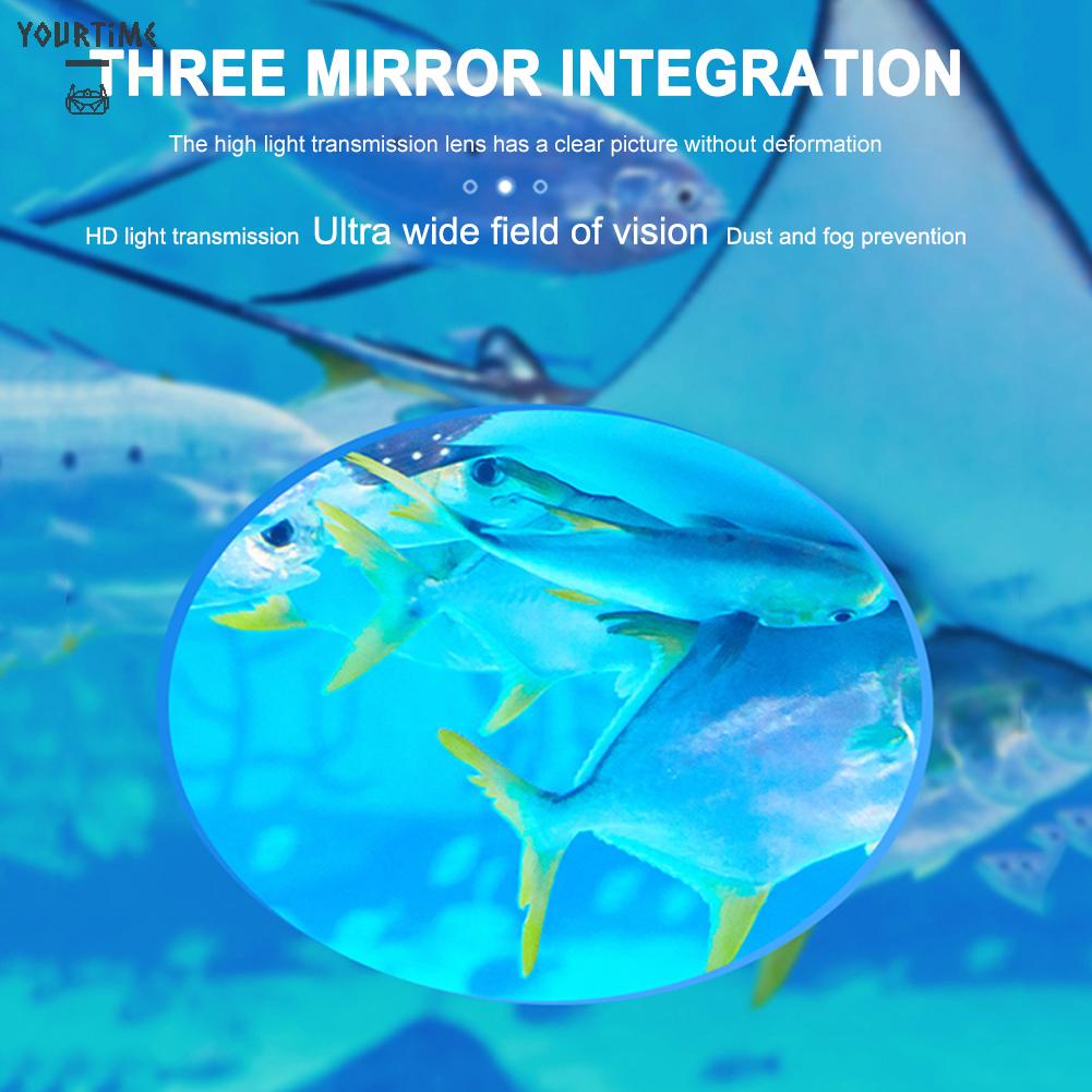 Bộ Mặt Nạ Lặn Biển Chống Rò Rỉ/Sương Mù Có Ống Thở Rộng