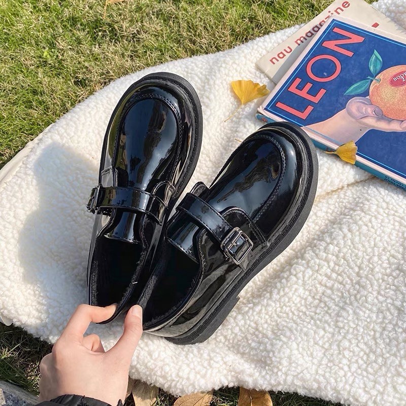 Giày da oxford vintage dáng Dr Martens mori cổ điển học sinh JK ulzzang Hàn Quốc [Yannie]