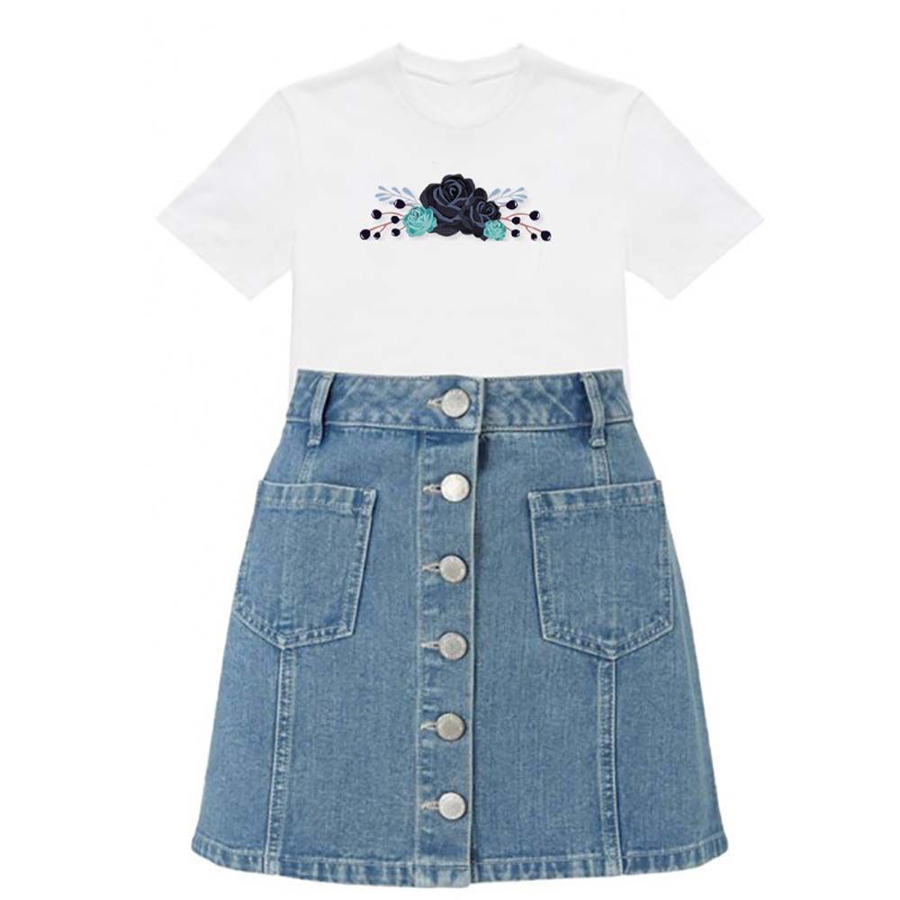 Bộ 10 miếng vá ủi quần áo hình hoa nhiều màu sắc DIY