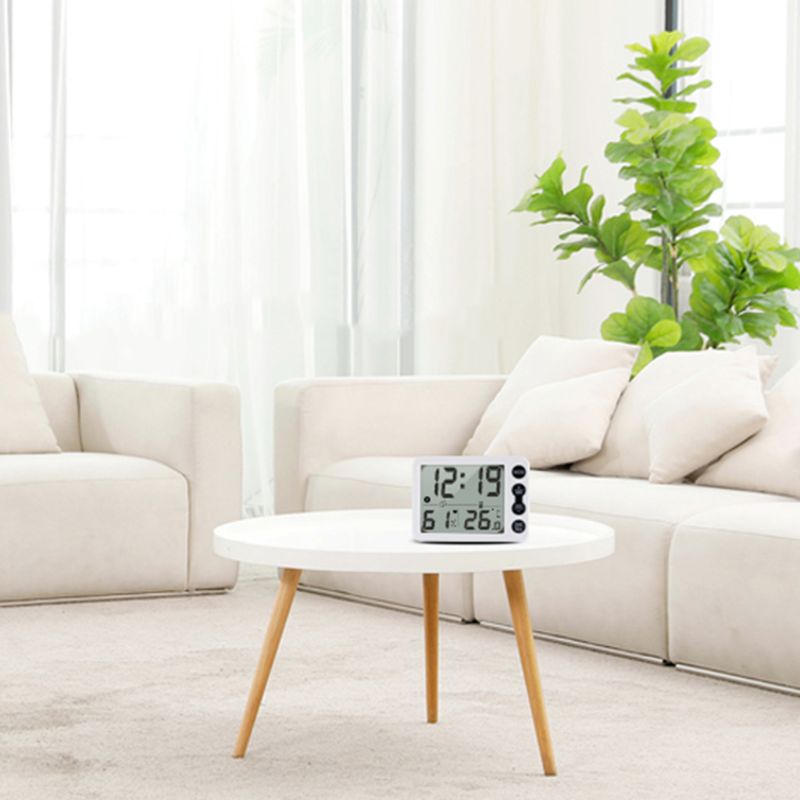 Đồng Hồ Kỹ Thuật Số Cảm Biến Nhiệt Độ / Độ Ẩm Chống Thấm Nước Có Cốc Hút Tiện Dụng Cho Nhà Bếp