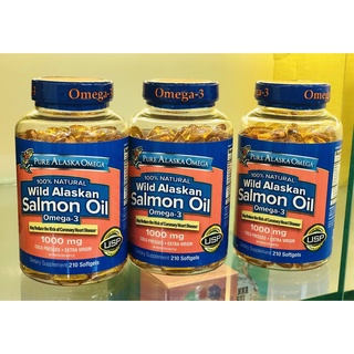Viên Uống Pure Alaska Omega Wild Alaskan Salmon Oil Omega 3 Mỹ
