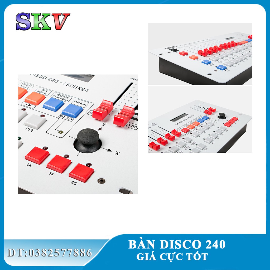 BÀN ĐIỀU KHIỂN ÁNH SÁNG DISCO 240 - DISCO 240 LOẠI 1