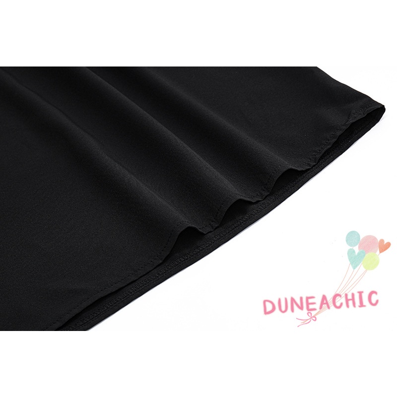 Đầm Sát Nách Cổ Chữ U Xếp Ly Màu Trơn Thời Trang Cho Nữ