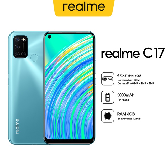 Điện Thoại Realme C17 (6GB/128GB) - Hàng Chính Hãng