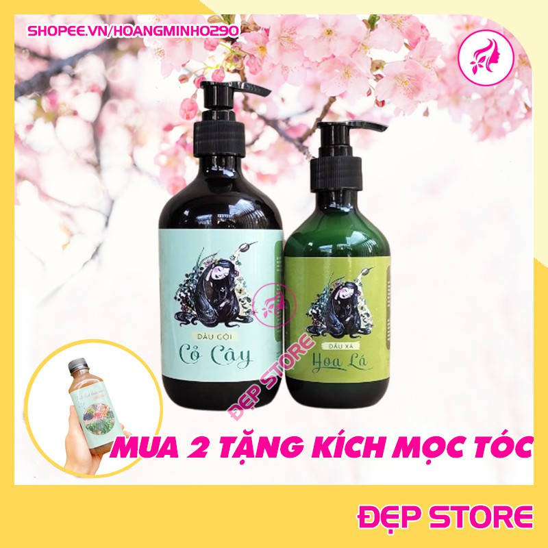 Dầu Gội Xả 🌸MỘC NHAN NATURAL🌸 Dầu Gội Xả Thảo giúp Chăm Sóc Tóc, Phục Hồi Tóc Hư Tổn - Dầu gội xả Mộc 100% Tự Nhiên.