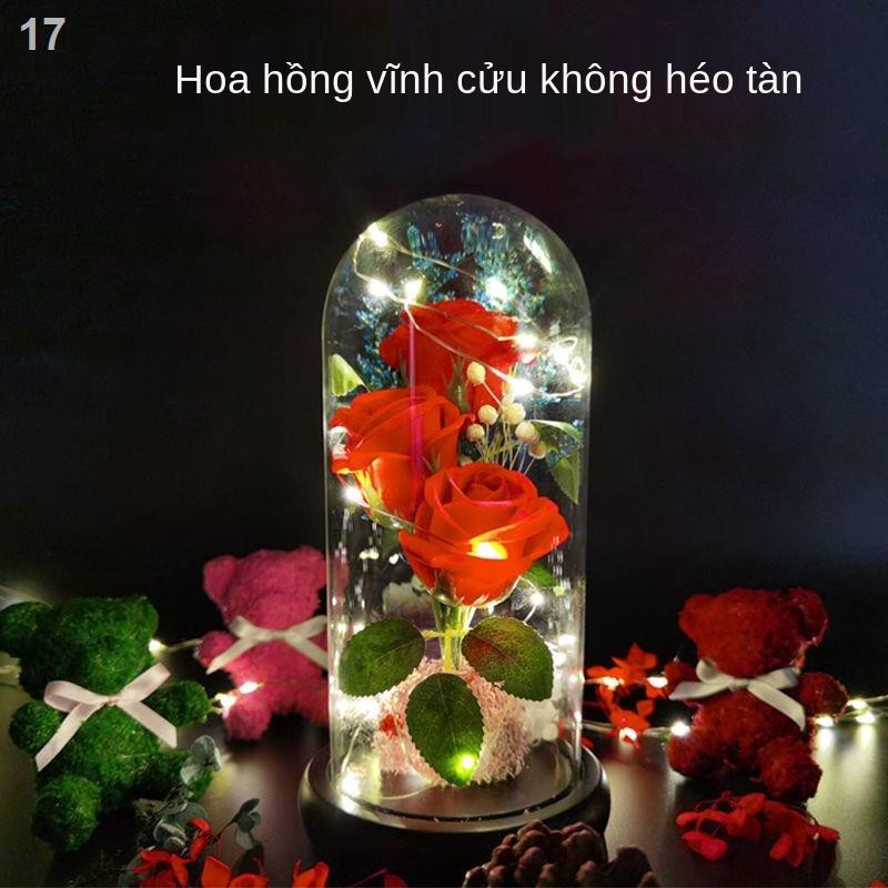 Vĩnh cửu hoa hồng lãng mạn ngày valentine bảng trắng bạn gái, sinh nhật của món quà phụ nữ