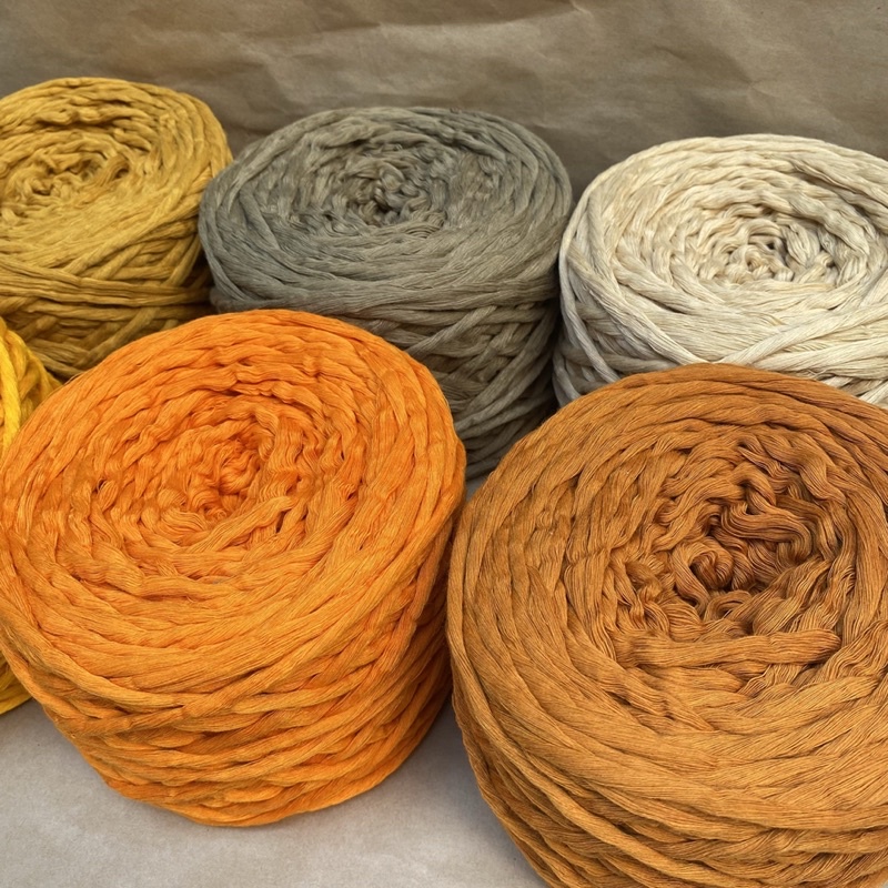 Cuộn 200gr Dây thừng màu Macrame 1 xoắn 5mm làm lá.